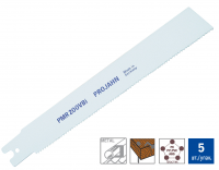 Пилка для лобзика PROJAHN PMR200VBi-M (180 мм, 10-14 TPI, древесина/металл, 5 шт.)