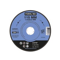 Круг отрезной по металлу FoxWeld FerrLine Expert (115x1.0x22.2 мм, A46TBF)