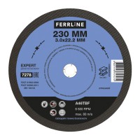 Круг отрезной по металлу FoxWeld FerrLine Expert (230x3.0x22.2 мм, A46TBF)