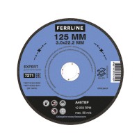 Круг отрезной по металлу FoxWeld FerrLine Expert (125x3.0x22.2 мм, A46TBF)