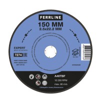 Круг отрезной по металлу FoxWeld FerrLine Expert (150x2.5x22.2 мм, A46TBF)