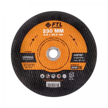 Круг отрезной по металлу FoxWeld FTL Express 230х2.5х22.2мм A46TBF